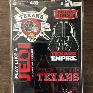 🏈 Star Wars NFL Houston Texans Decals